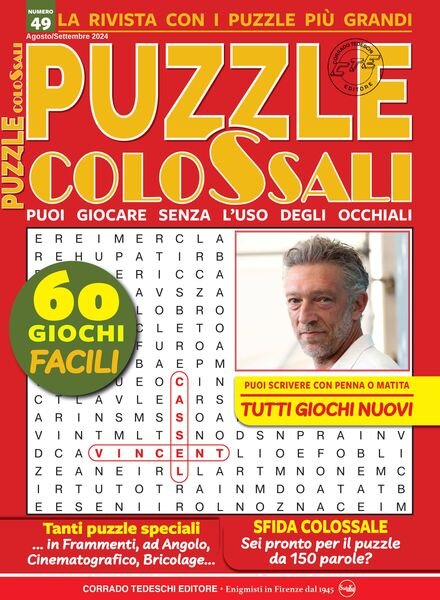 Puzzle Colossali – Agosto-Settembre 2024 Cover