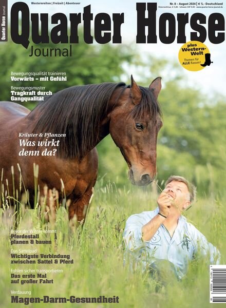 Quarter Horse Journal – August 2024 Cover