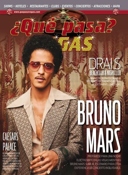 Que Pasa Vegas – Julio 2024 Cover