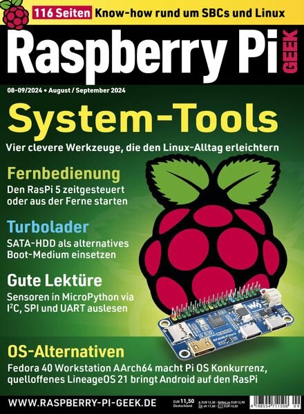 Raspberry Pi Geek – August-September 2024 Cover