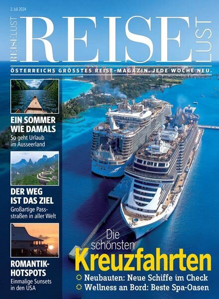 Reiselust – 2 Juli 2024 Cover