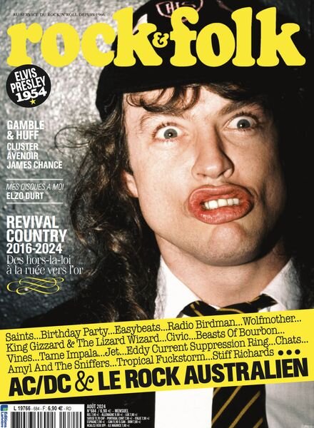 Rock & Folk – Aout 2024 Cover