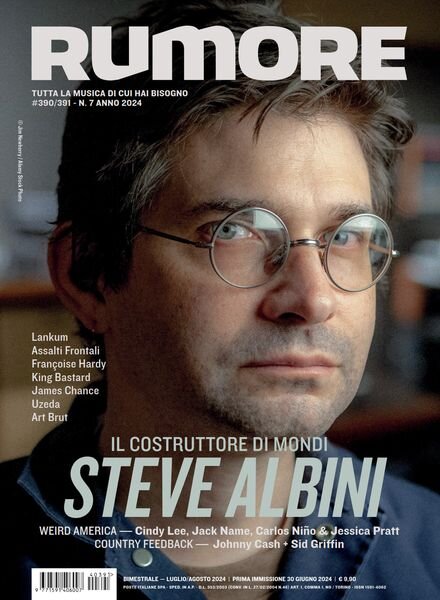 Rumore – Luglio-Agosto 2024 Cover