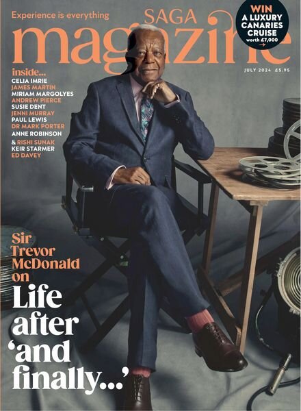 Saga Magazine – July 2024 Cover