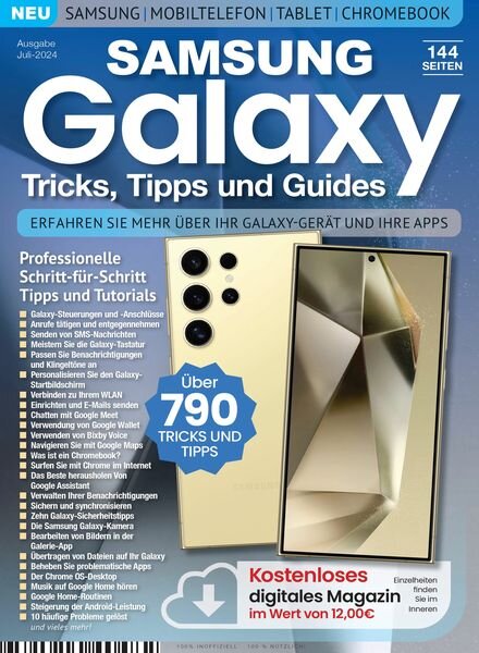 Samsung Galaxy Tricks Tipps und Guides – Juli 2024 Cover