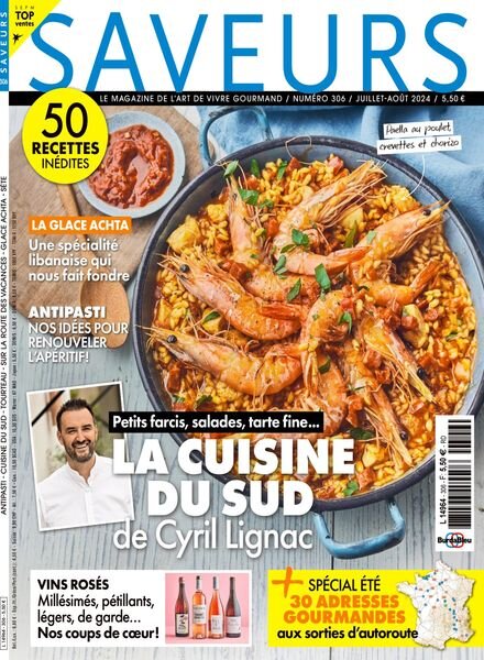 Saveurs France – Juillet-Aout 2024 Cover