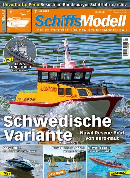 SchiffsModell – Juli 2024 Cover