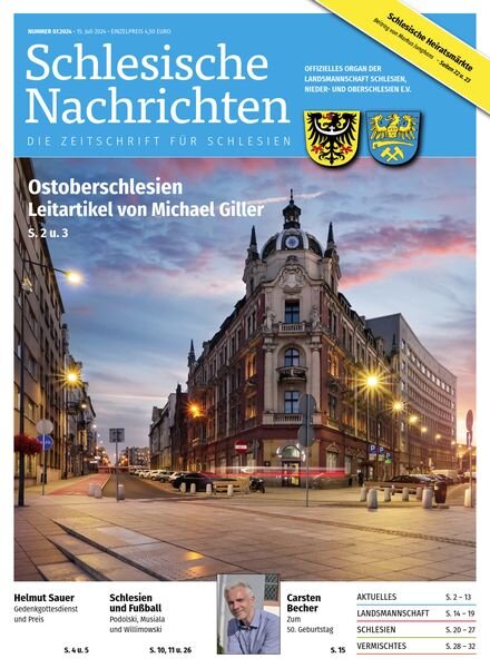 Schlesische Nachrichten – Nr 7 2024 Cover