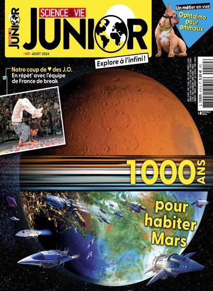 Science & Vie Junior – Aout 2024 Cover