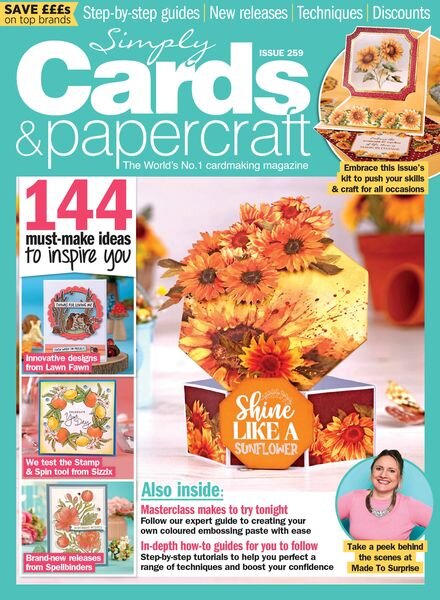 Simply Cards & Papercraft – Issue 259 2024 Cover