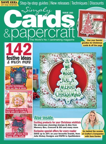 Simply Cards & Papercraft – Issue 260 2024 Cover