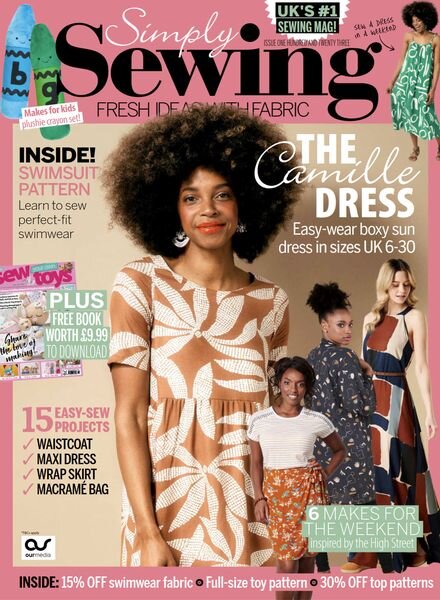 Simply Sewing – Issue 123 2024 Cover