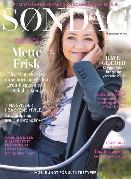 Sondag – 1 Juli 2024 Cover