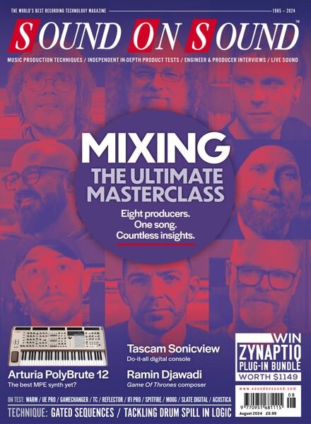 Sound On Sound UK – August 2024 Cover