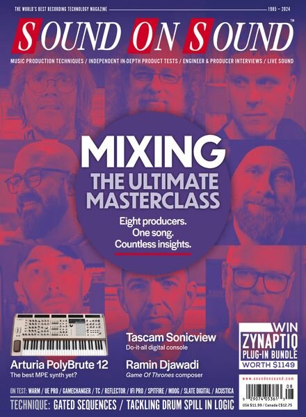 Sound On Sound USA – August 2024 Cover