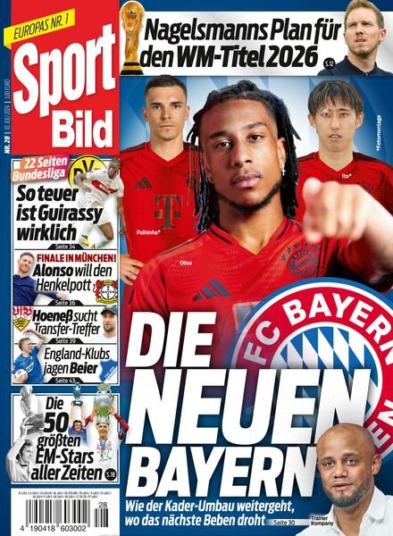Sport Bild – 10 Juli 2024 Cover