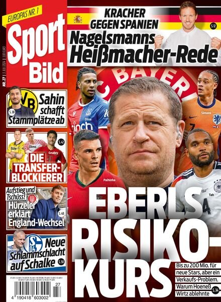 Sport Bild – 3 Juli 2024 Cover