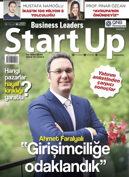 Start Up Turkiye – 1 Temmuz 2024 Cover