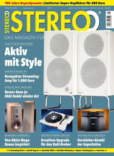 Stereo – August 2024 Cover