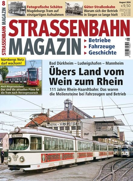 Strassenbahn Magazin – August 2024 Cover