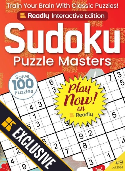 Sudoku Puzzle Masters – July 2024 Cover