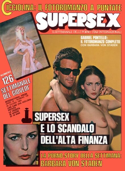 Supersex – Numero 126 28 Giugno 1984 Cover