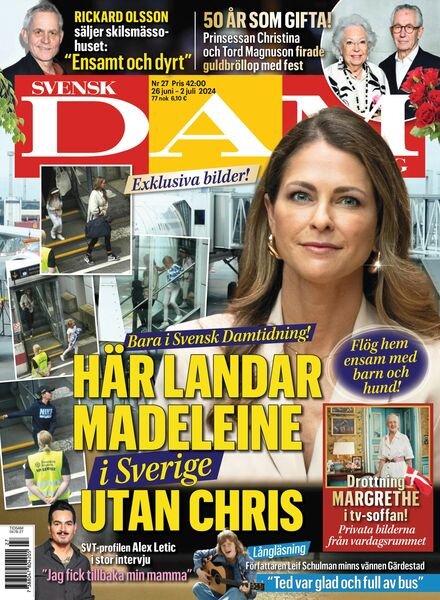 Svensk Damtidning – 26 Juni 2024 Cover