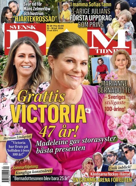 Svensk Damtidning – 9 Juli 2024 Cover