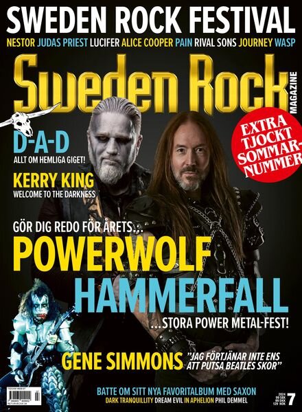 Sweden Rock Magazine – Juli 2024 Cover