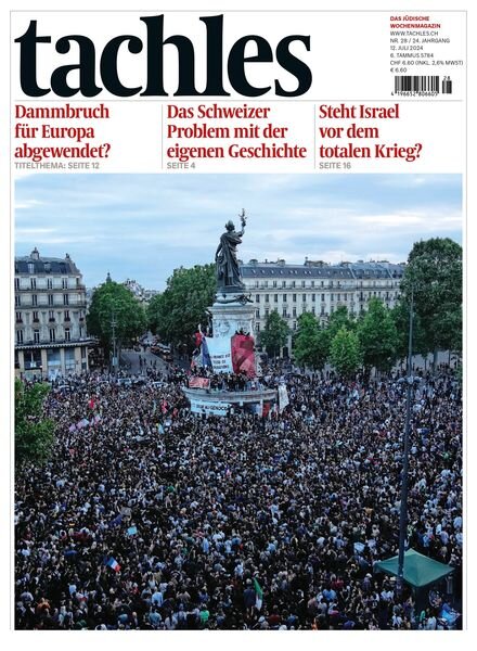 Tachles – 12 Juli 2024 Cover