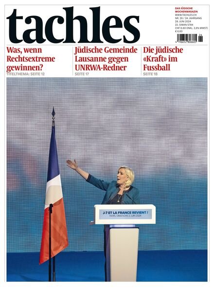 Tachles – 28 Juni 2024 Cover