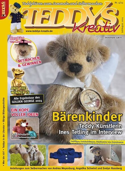 Teddys Kreativ – Juli-August 2024 Cover
