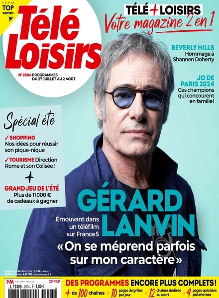 Tele Loisirs – 22 Juillet 2024 Cover
