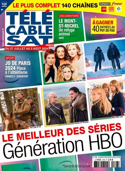 Telecable Sat Hebdo – 22 Juillet 2024 Cover