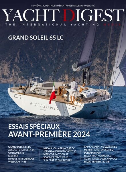 The International Yachting Media Digest edition Francaise – Juillet 2024 Cover
