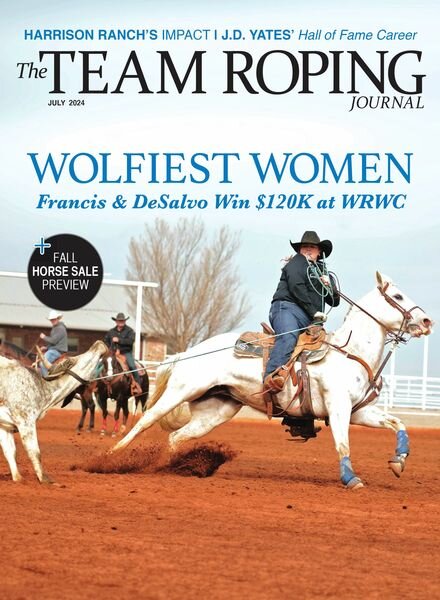 The Team Roping Journal – July 2024 Cover