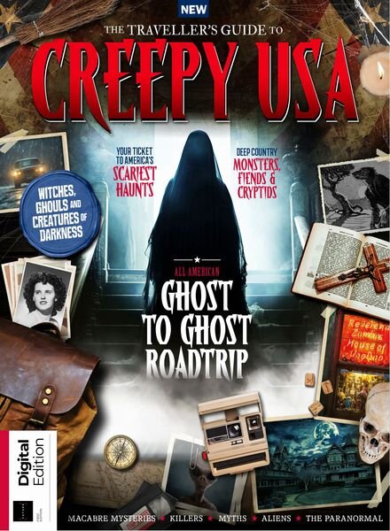 The Traveller’s Guide to Creepy USA – 1st Edition – 25 July 2024 Cover