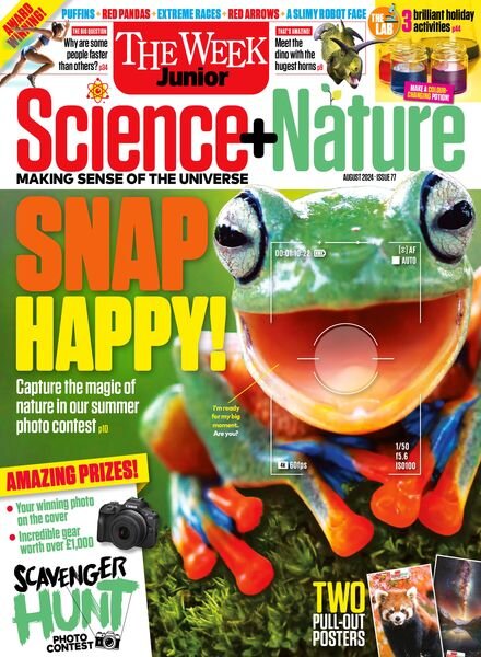 The Week Junior Science+Nature UK – August 2024 Cover