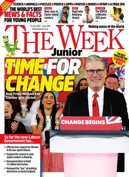 The Week Junior UK – Issue 448 – 13 July 2024 Cover
