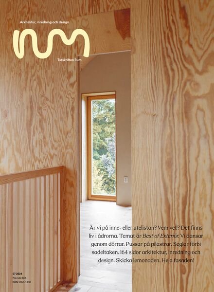 Tidskriften Rum – Juli 2024 Cover