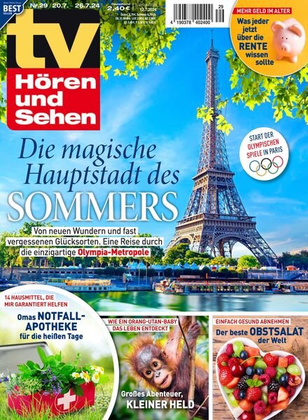 TV Horen und Sehen – 12 Juli 2024 Cover