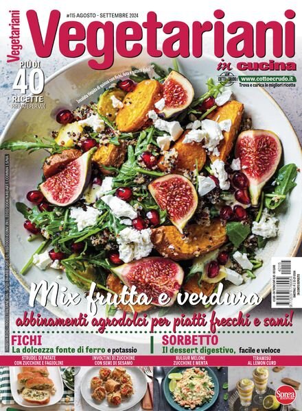 Vegetariani in Cucina – Agosto-Settembre 2024 Cover