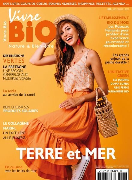 Vivre Bio – Juin-Juillet 2024 Cover