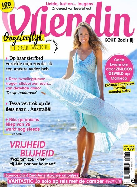Vriendin – 9 Juli 2024 Cover