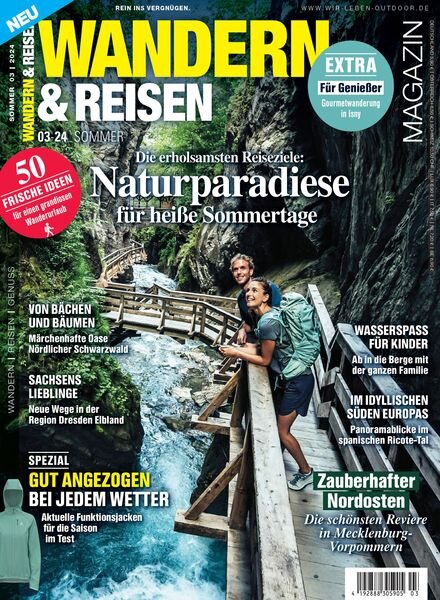 Wandern & Reisen – Sommer 2024 Cover
