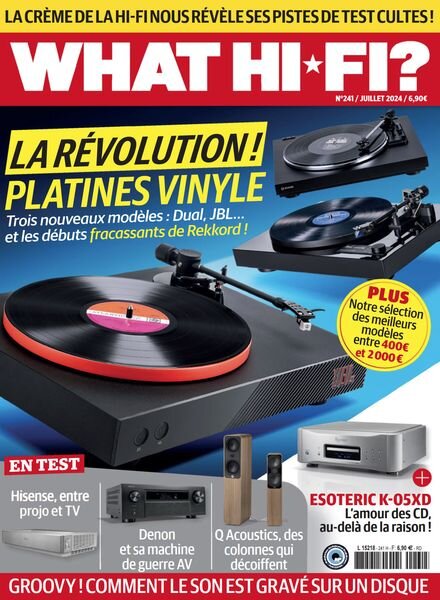 What Hifi France – Juillet 2024 Cover