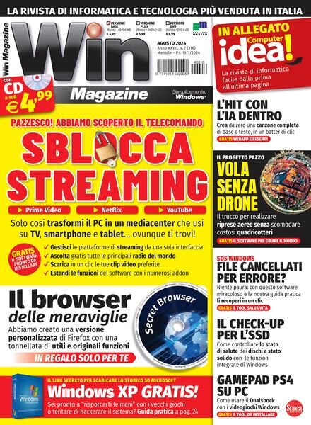Win Magazine – Agosto 2024 Cover