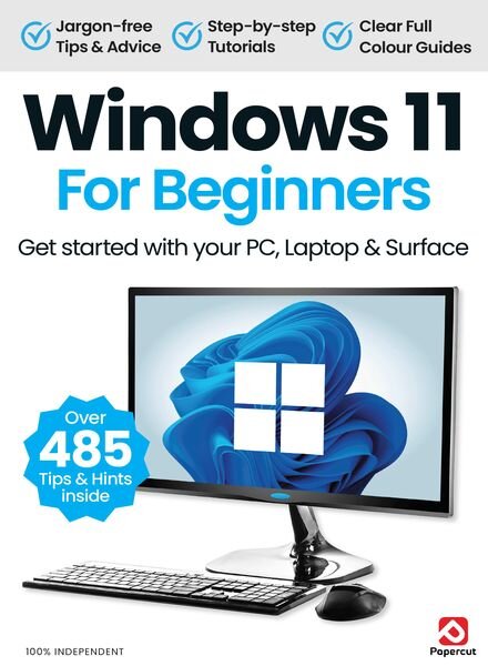 Windows 11 For Beginners – Julyy 2024 Cover