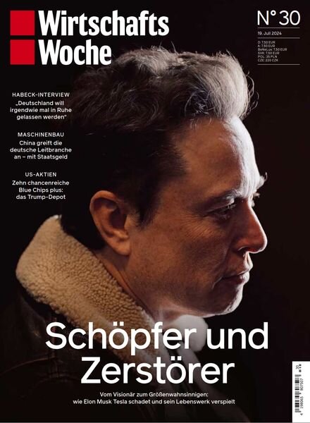 Wirtschaftswoche Magazin – 19 Juli 2024 Cover