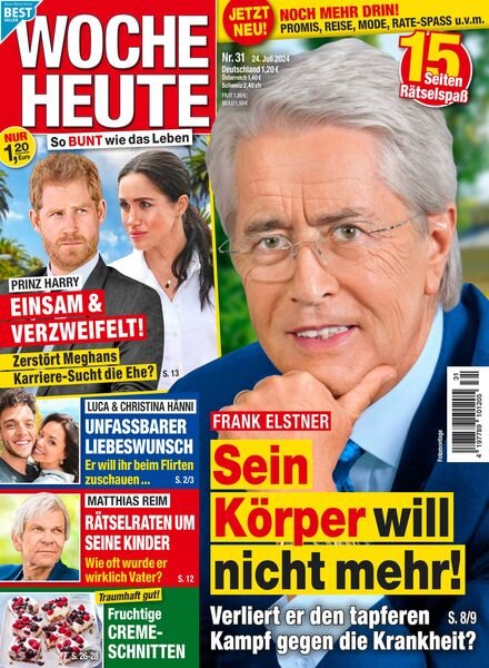 Woche Heute – 24 Juli 2024 Cover